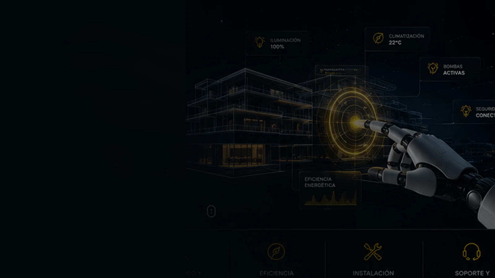 Complejo residencial con sistemas inteligentes