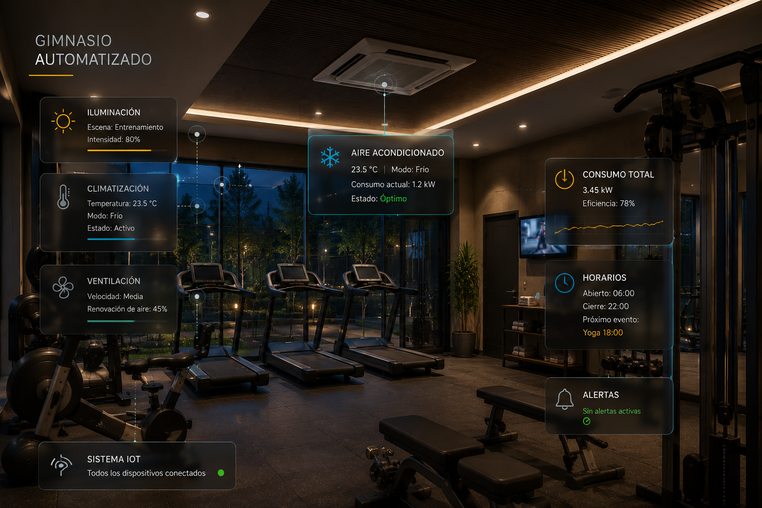 Climatización de amenities y espacios wellness